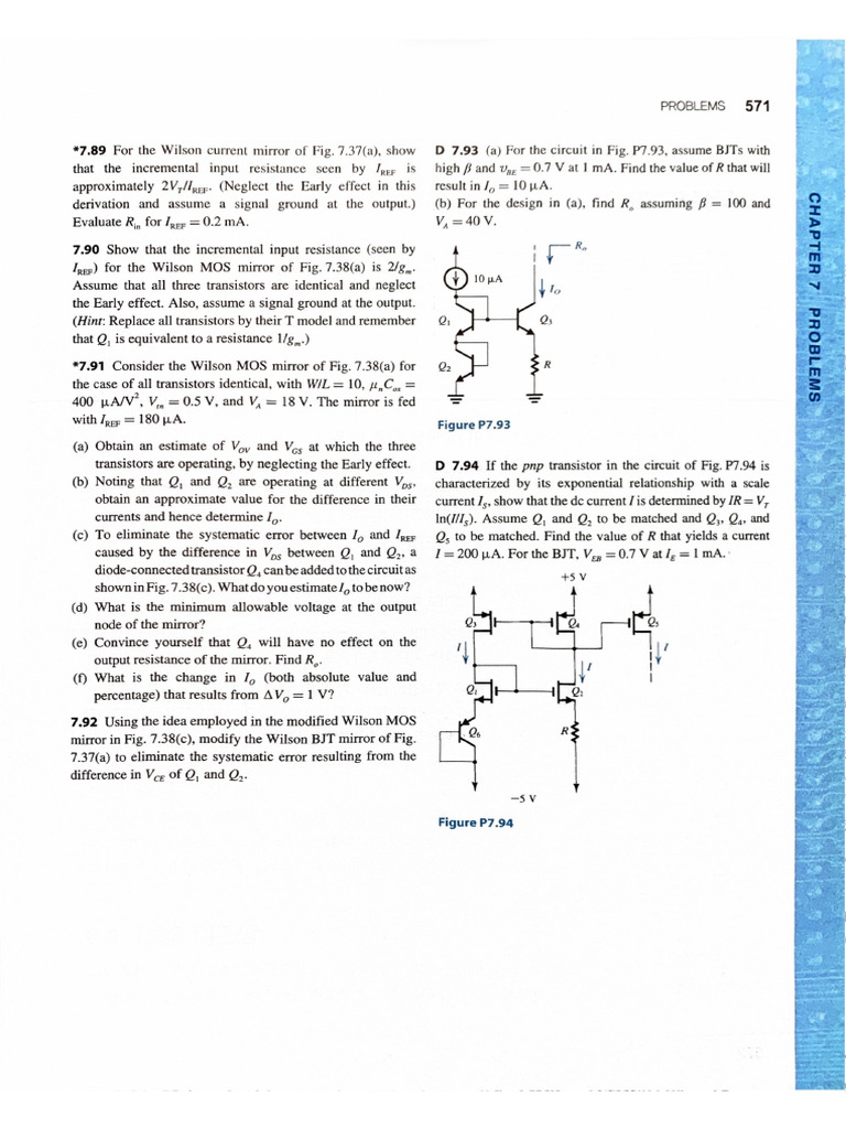 마이크로전자회로 Ch.8 | PDF