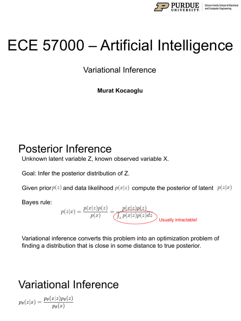 Week 8 - Variational Inference - AC | PDF