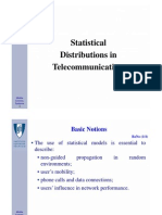 Statistical Distributions in Telecommunications: Mobile Comms. Systems