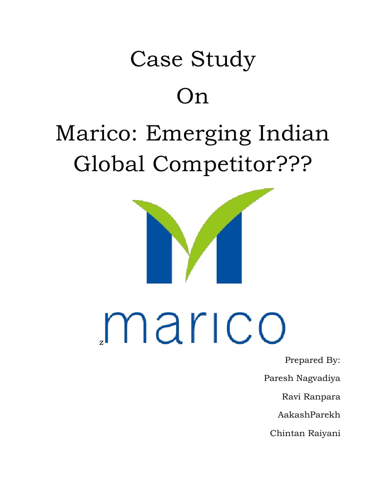 Marico: Case Study of a Global Competitor | PDF