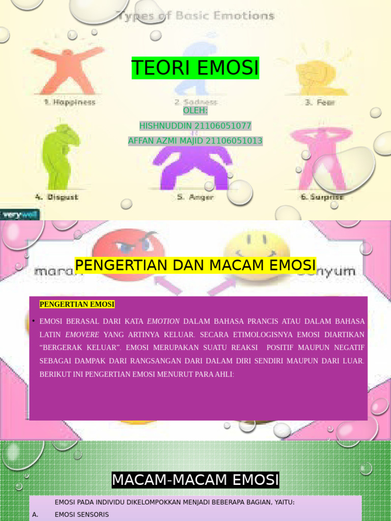 Teori Emosi | PDF