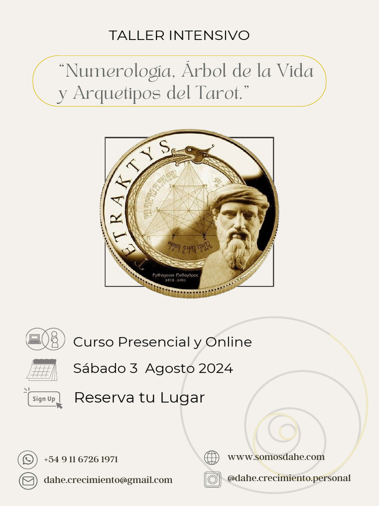 Taller de Numerología y Tarot 2024 | PDF | Tarot | Kábala