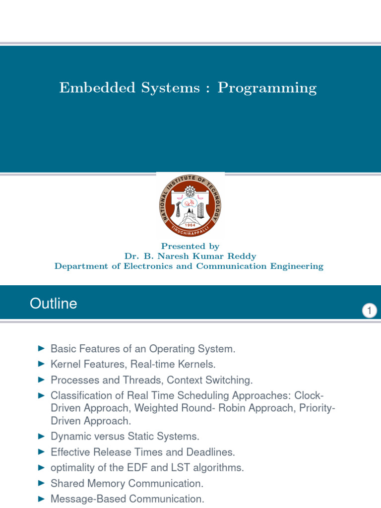 Embedded Systems Chapter 3 | PDF | Operating System | Process (Computing)