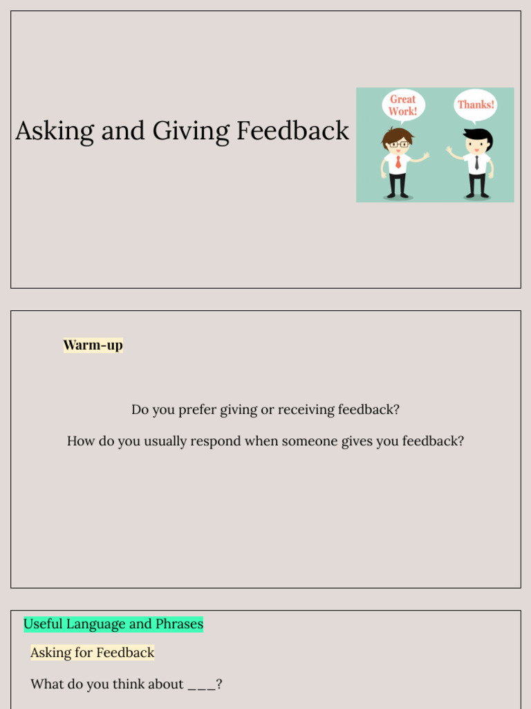 Effective Feedback Techniques Guide | PDF