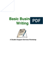 Basic Business Writing