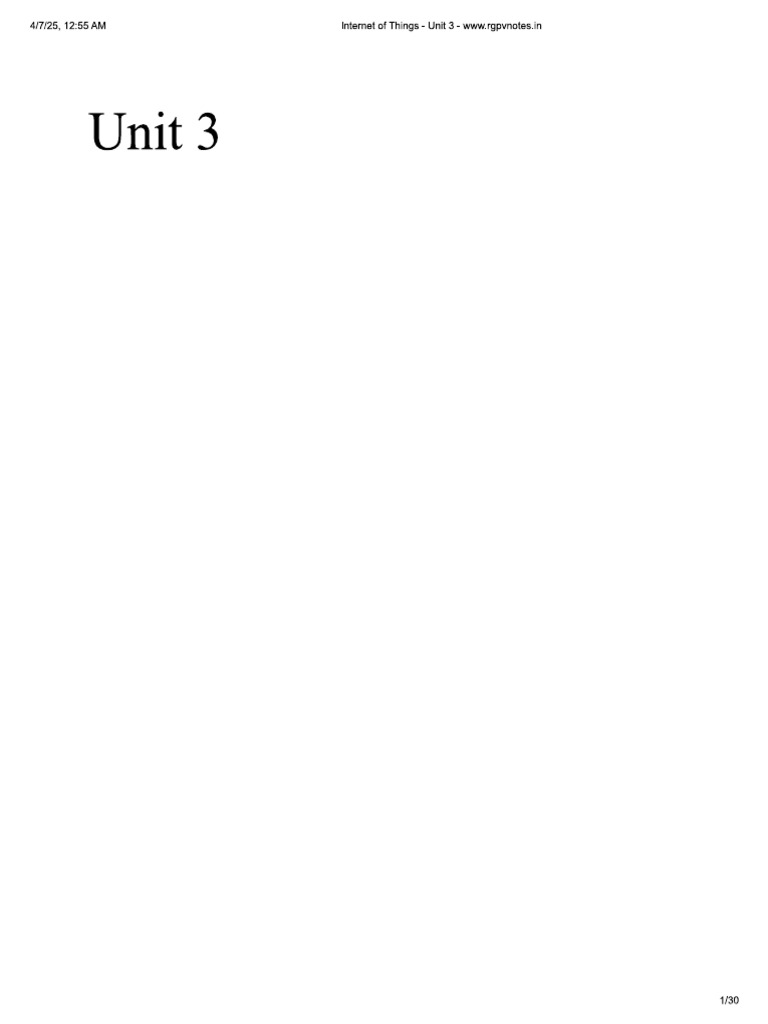 Unit 3 | PDF
