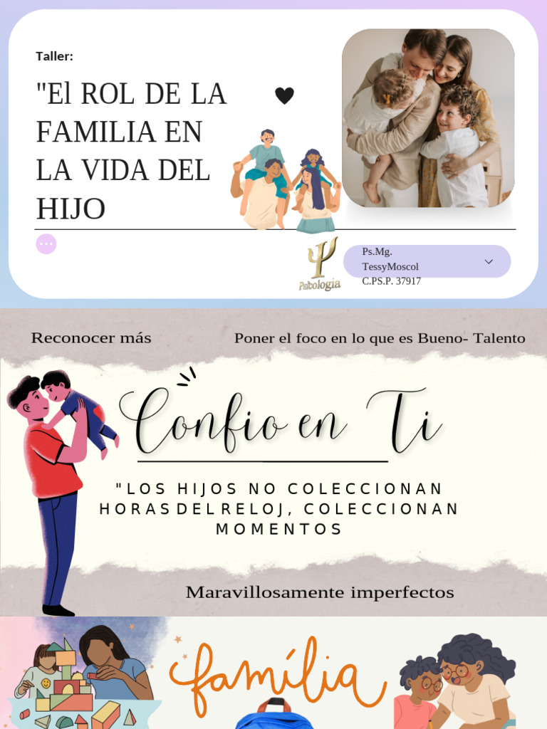 Rol de la Familia en el Desarrollo Infantil | PDF | Amor