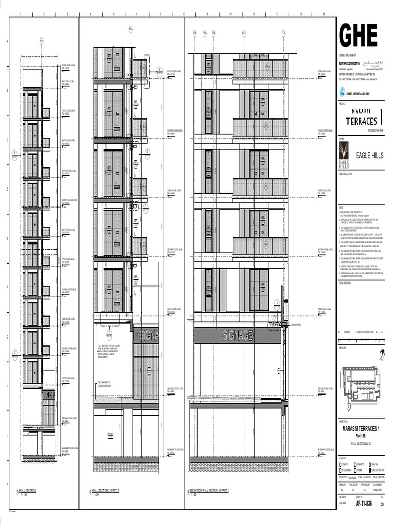 Ar-T1-836-Wall Section 02-03 | PDF | Building Engineering | Building ...