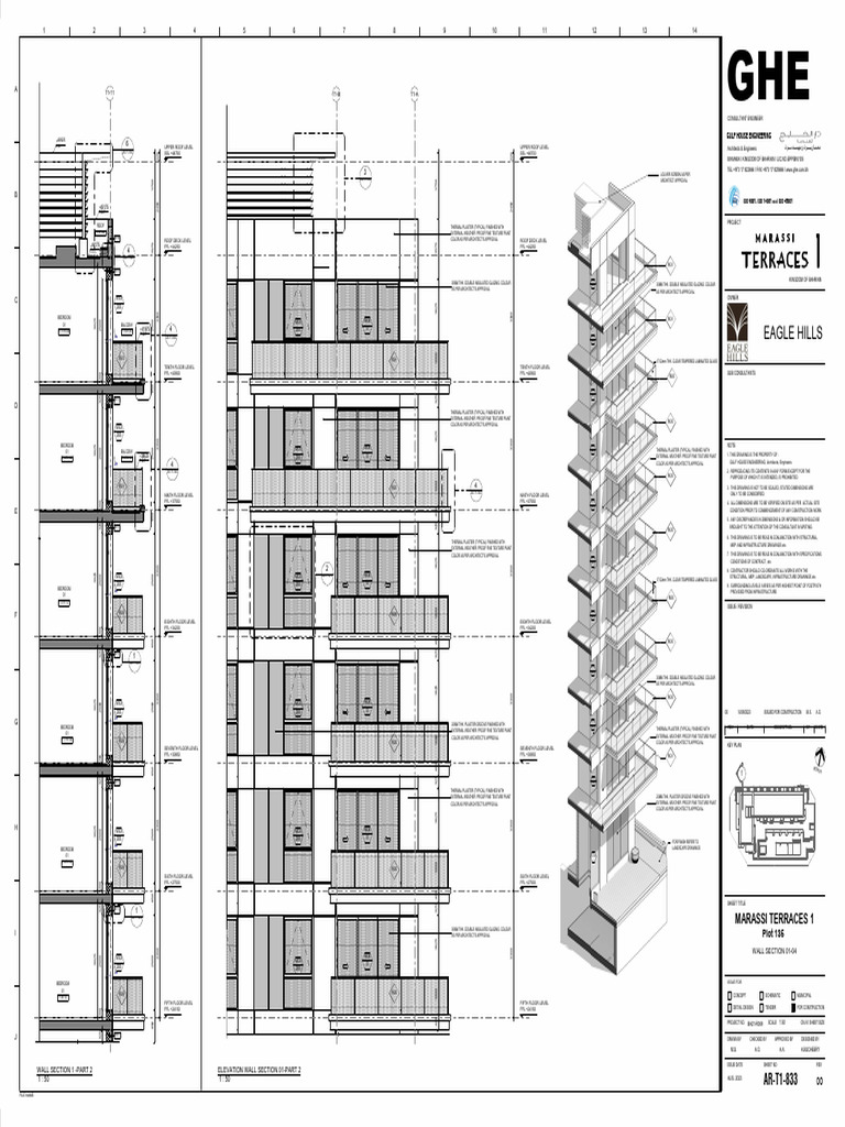 Ar-T1-833-Wall Section 01-04 | PDF | Building Engineering | Materials