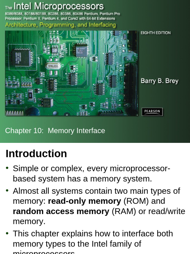 Interfacing RAM and ROM with Intel CPUs | PDF | 64 Bit Computing ...