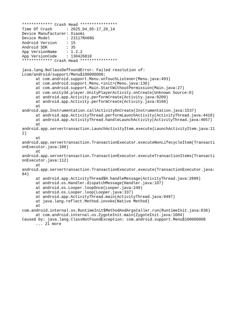 Mod Menu Crash 2025 04 05-17 20 14 | PDF