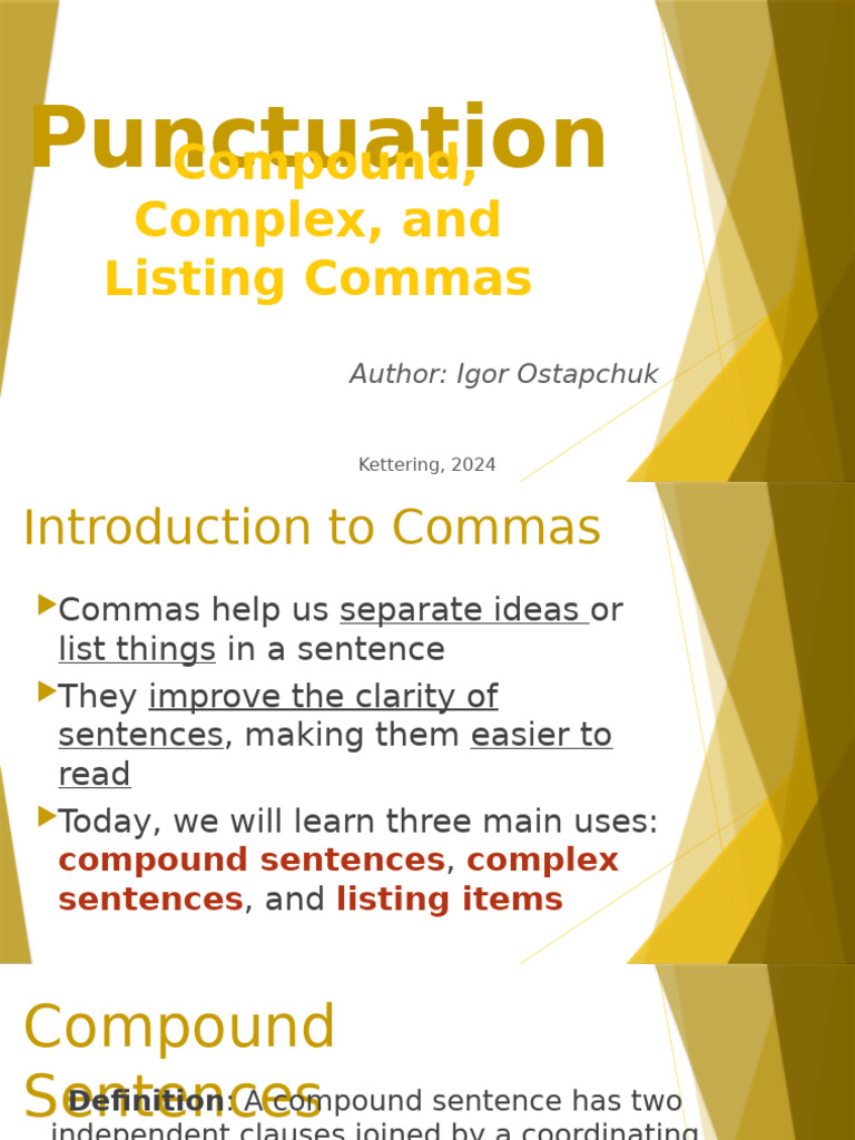 Punctuation | PDF | Comma | Semantics