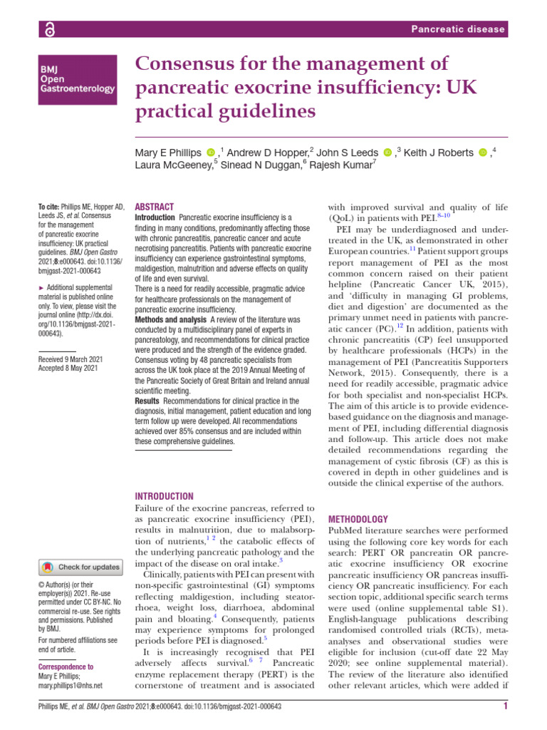 E000643 Full | PDF | Pancreas | Pancreatic Cancer