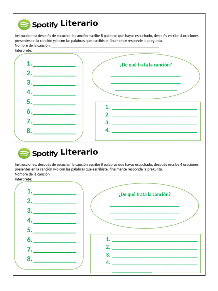 Actividad de Spotify Literario | PDF | Ajedrez