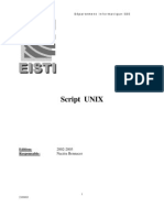 Resume Script Unix Eisti