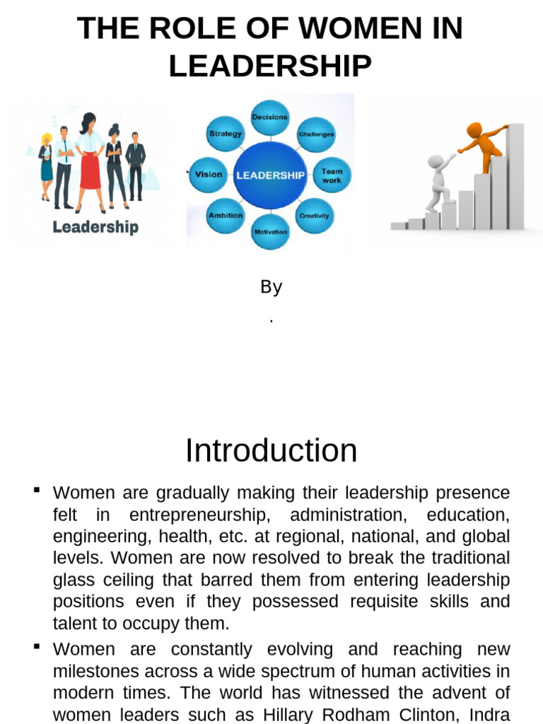 Women in Leadership: Impact and Challenges | PDF | Leadership | Social ...
