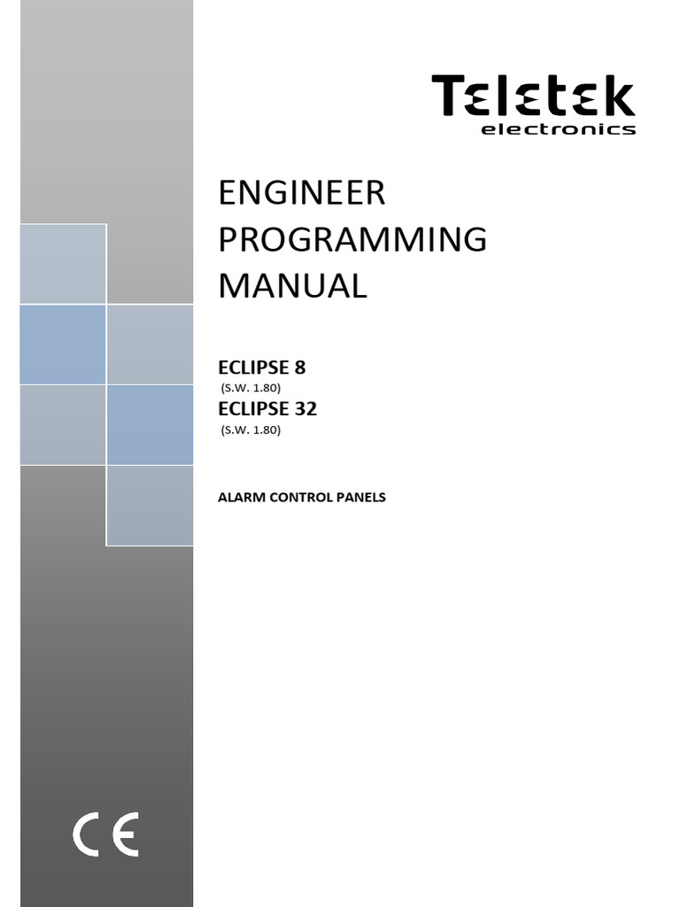 Teletek Engineer Programming Eclipse 8-32 en Reva 012013 | PDF | Menu ...