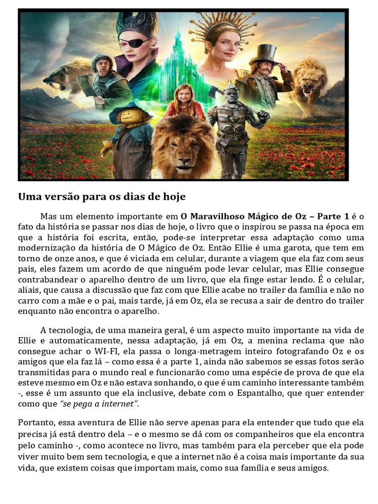 O Mágico de OZ | PDF