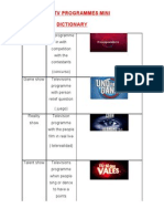 TV Programmes Mini Dictionary