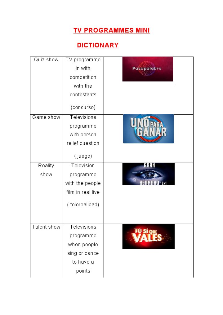 TV Show Types Explained | PDF | Art