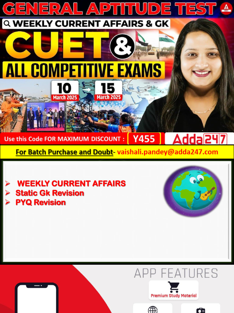 10 - 15 March 2025 Weekly Current Affairs | PDF