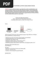 Pembangun Internet Gateway Linux Debian Server