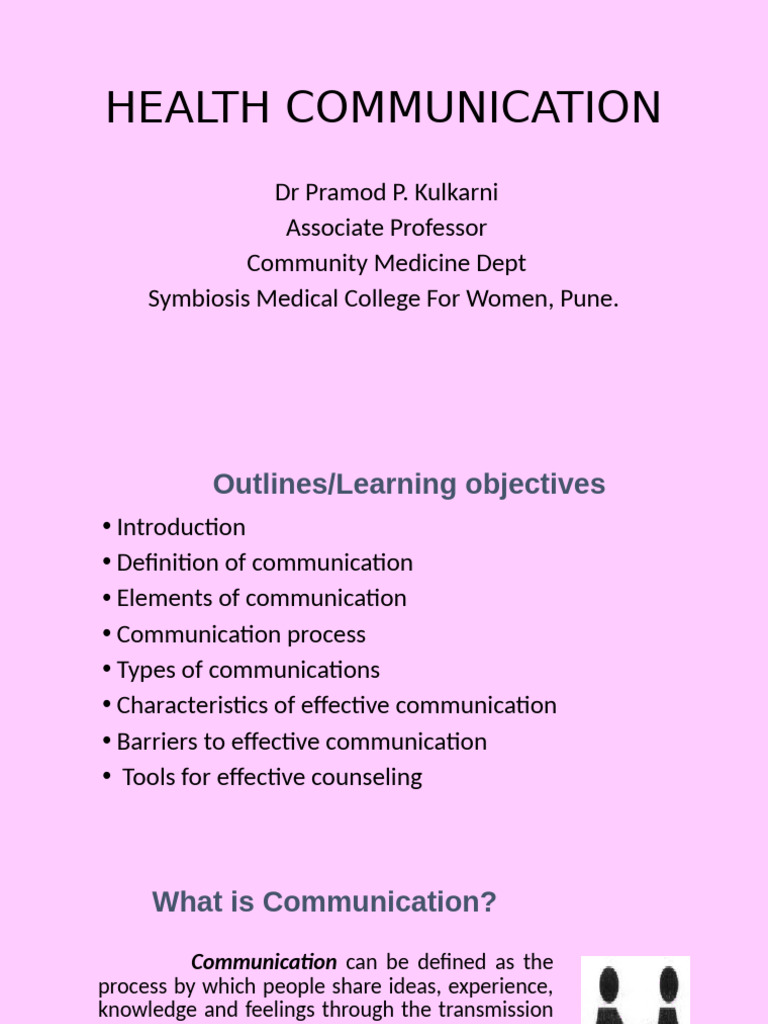 Effective Health Communication Strategies | PDF | Nonverbal ...
