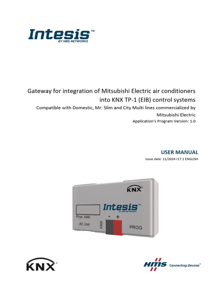 Mitsubishi Electric A.C. KNX Integration Guide | PDF | Electrical ...