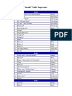 Suzuki Violin Repertoire