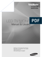 Manual TV Led Samsung