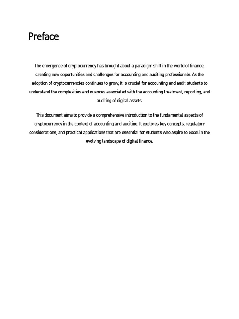 Cryptocurrency Accounting and Auditing Guide | PDF | Cryptocurrency | Fair  Value