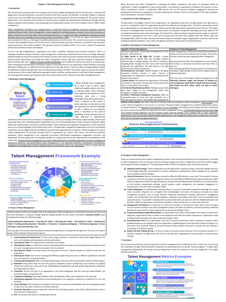 Talent Management Strategies for Success | PDF | Talent Management ...