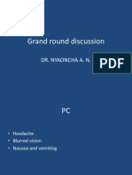 Grand Round Discussion: Dr. Nyaoncha A. N