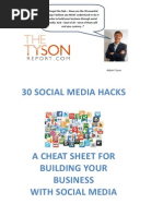 30 Social Media Hacks