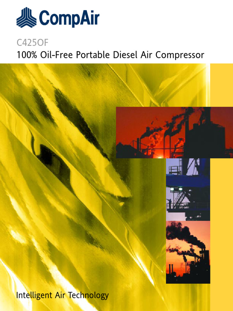 100% Oil-Free Diesel Air Compressor | PDF | Mechanical Engineering ...