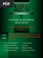 Unethical Business Practices