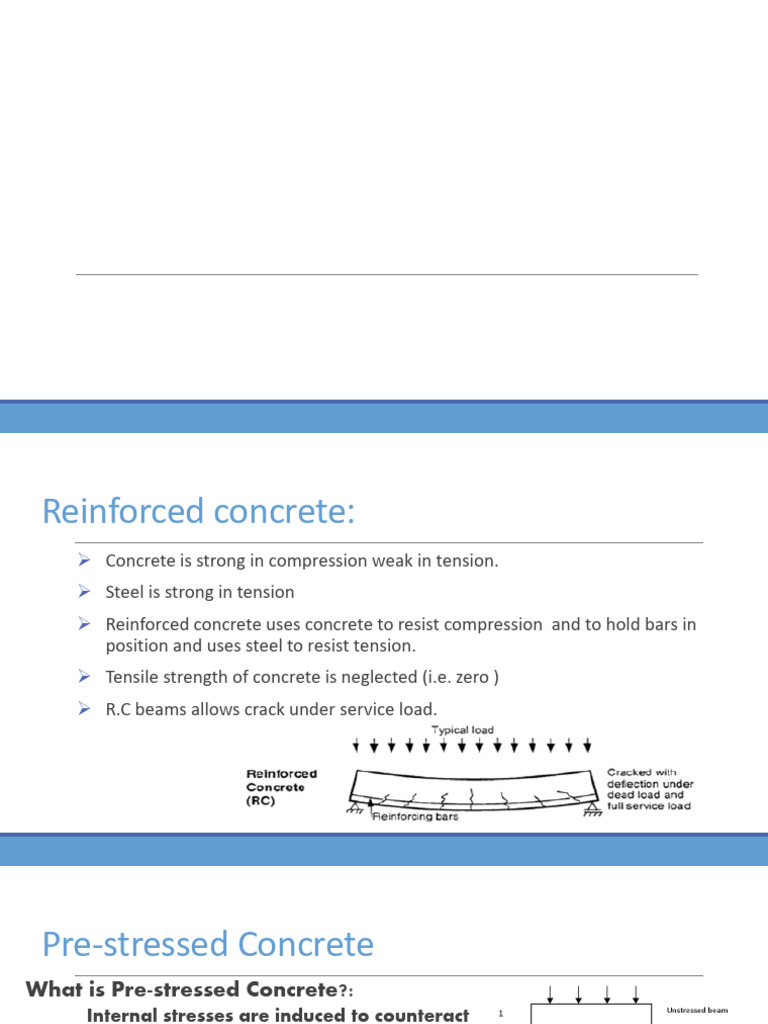 Lec 9 Prestressed Concrete - Basic Concept-3 | PDF | Prestressed ...