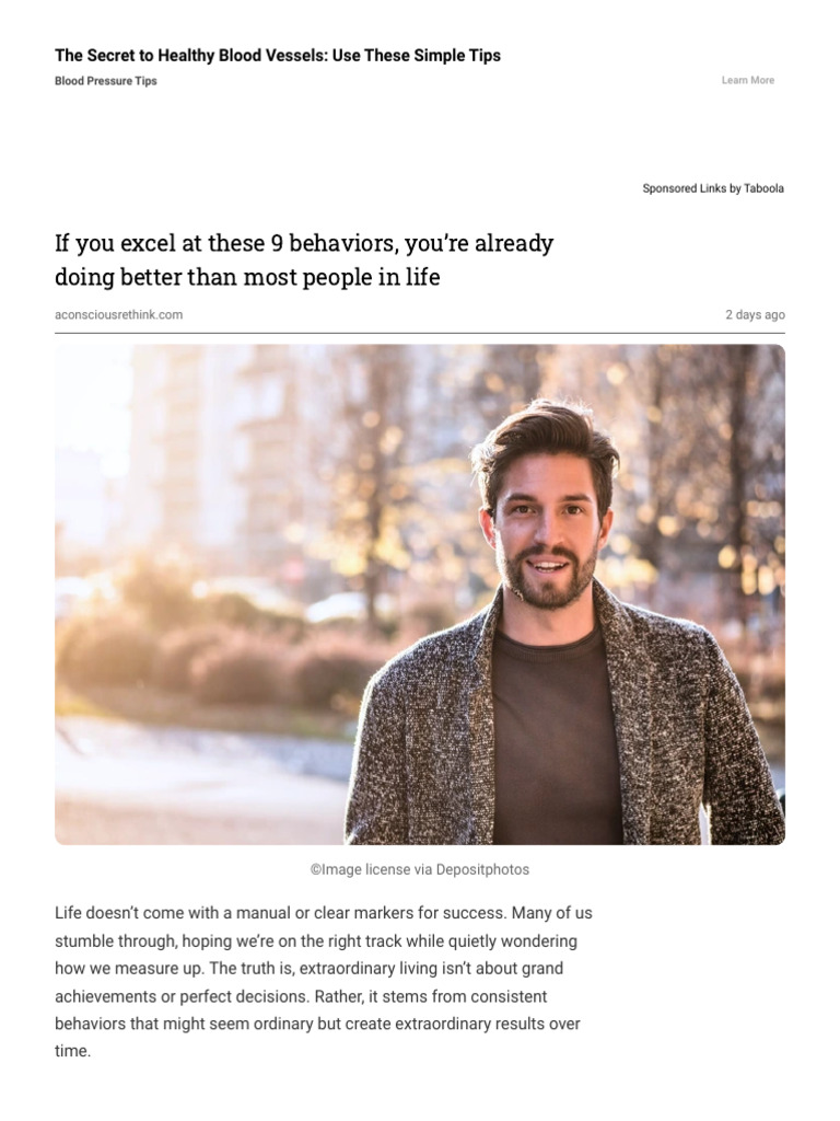 If You Excel at These 9 Behaviors, You're Already Doing Better T | PDF ...