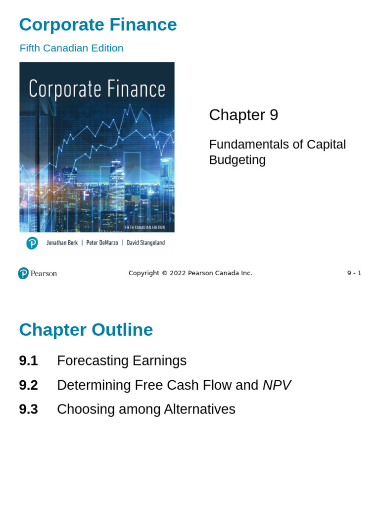 CH 9 Part 1 | PDF | Capital Budgeting | Financial Accounting