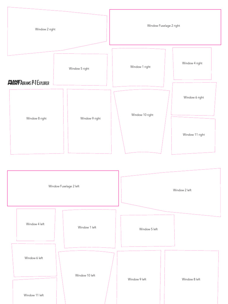 Aircraft Window Configuration List | PDF