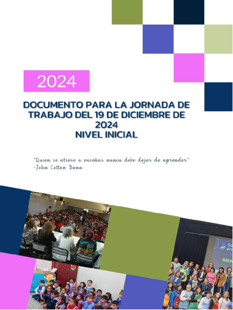 Documento Jornada 19 de Dic. 2024 Nivel Inicial | PDF | Educación de la ...