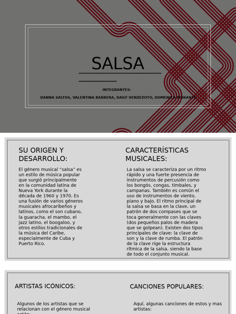 Historia y Características de la Salsa | PDF