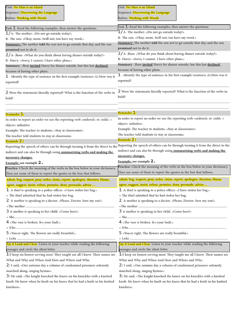 Working With Words+ Say It Clear | PDF | Syntax | Linguistic Morphology