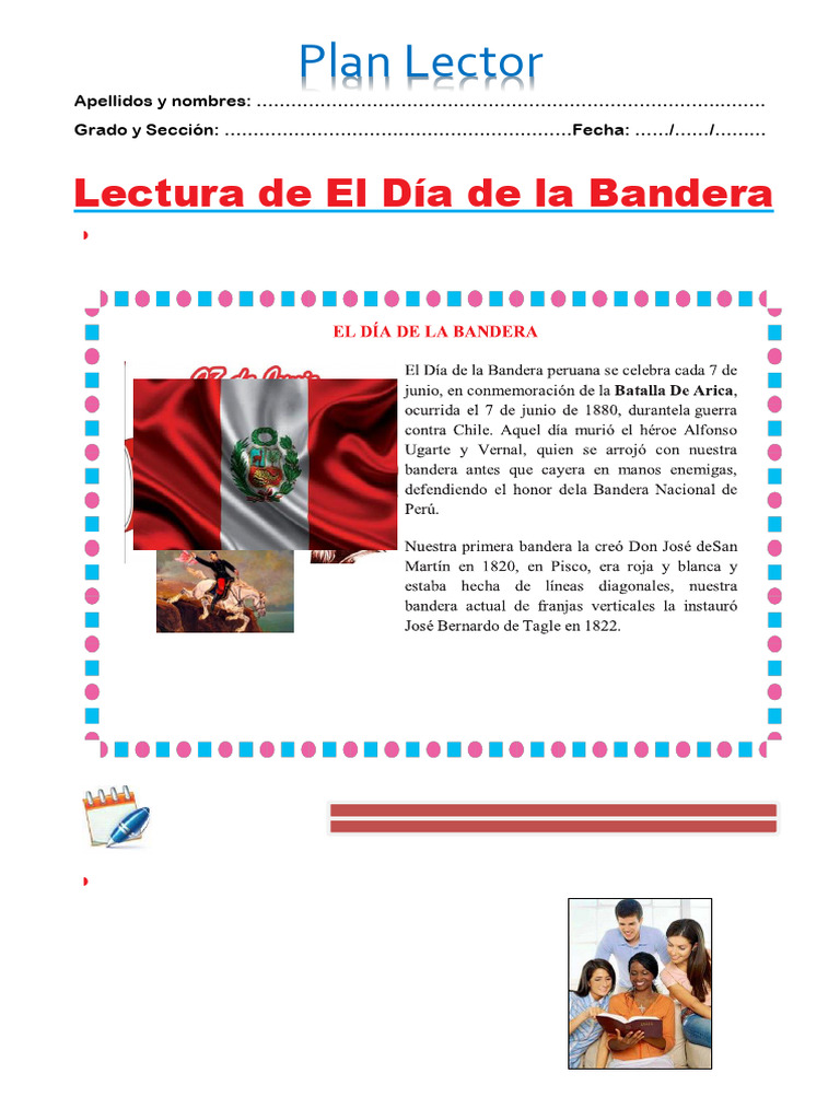 Lectura sobre el Día de la Bandera | PDF
