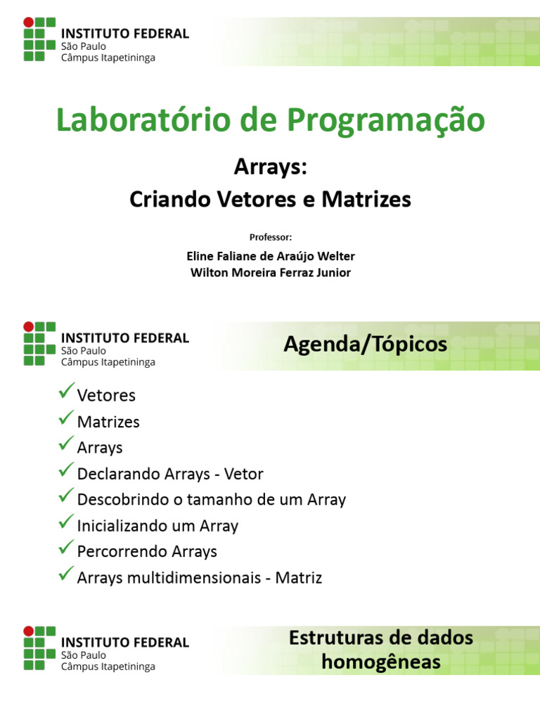 Arrays e ArrayLists em Java: Guia Completo | PDF | Matriz (Matemática ...