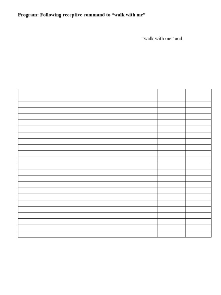 Independent Walking Skill Protocol | PDF