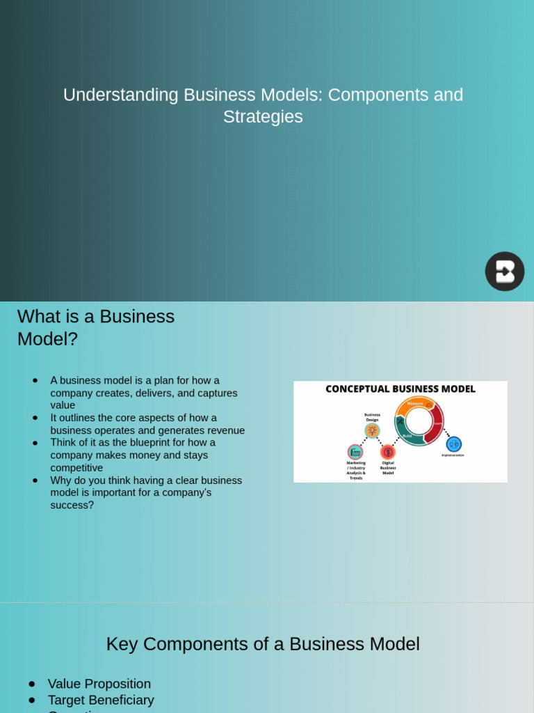 Business Model Components and Strategies | PDF | Business Model | Pricing