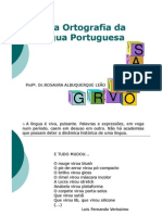 3 Ano Matutino Vespertino Nova Ortografia Da Lingua Portugues Prof Andre Gustavo