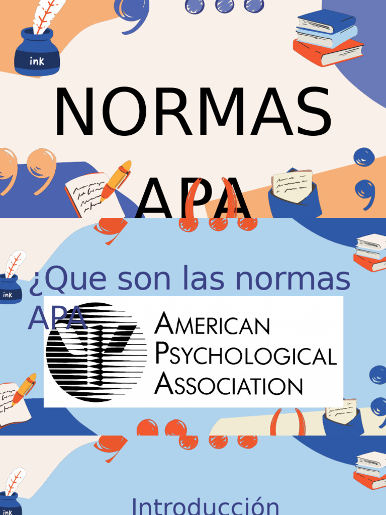 Normas Apa | PDF | Estilo apa