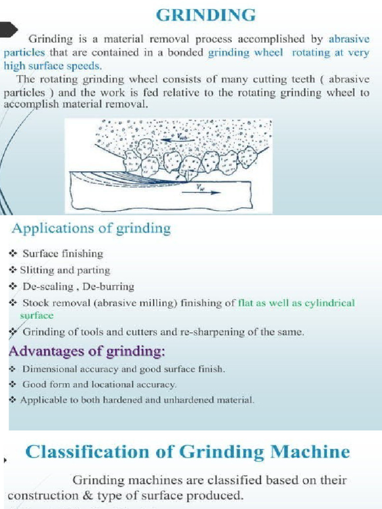 Grinding | PDF
